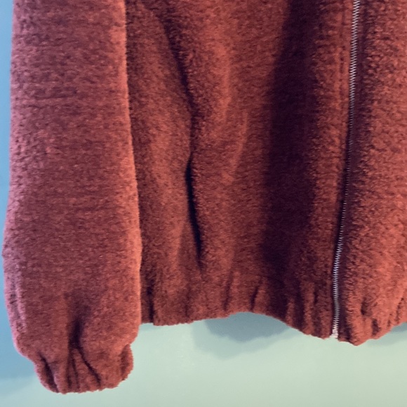 Ashley Stewart Teddy Faux Shearling Fur Hoodie Zip Jacket Plush Women’s 26 New - Picture 11 of 11